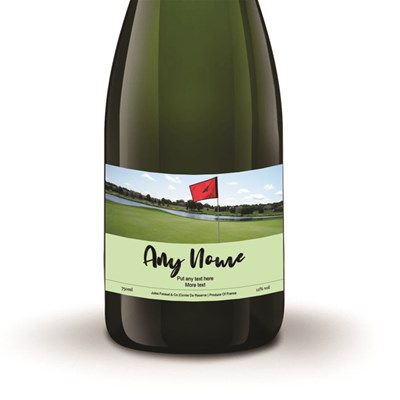 Jules Feraud Brut With Personalised Champagne Label Golf